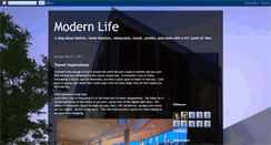 Desktop Screenshot of downtownmodernlife.blogspot.com