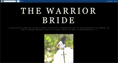 Desktop Screenshot of brideofthewarrior.blogspot.com