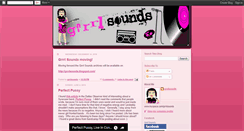 Desktop Screenshot of grrrlsounds.blogspot.com