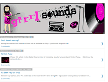 Tablet Screenshot of grrrlsounds.blogspot.com