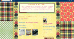 Desktop Screenshot of lionelrachel.blogspot.com