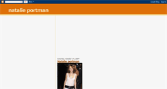 Desktop Screenshot of hotnatalieportman.blogspot.com