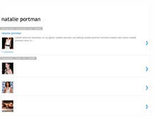 Tablet Screenshot of hotnatalieportman.blogspot.com