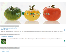 Tablet Screenshot of ourlittleorganicfarm.blogspot.com