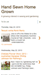 Mobile Screenshot of handsewnandhomegrown.blogspot.com