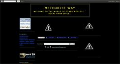 Desktop Screenshot of meteoriteway.blogspot.com