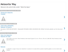 Tablet Screenshot of meteoriteway.blogspot.com