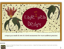 Tablet Screenshot of eagle-peak-designs-unique-juzu-beads.blogspot.com