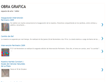 Tablet Screenshot of espacioobragrafica.blogspot.com