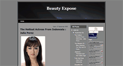 Desktop Screenshot of beautyexpose.blogspot.com