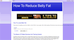 Desktop Screenshot of howto-reduce-belly-fat.blogspot.com