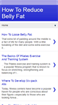 Mobile Screenshot of howto-reduce-belly-fat.blogspot.com
