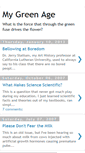 Mobile Screenshot of mygreenage.blogspot.com