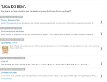Tablet Screenshot of liga-do-bem.blogspot.com
