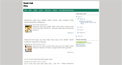 Desktop Screenshot of pernik-unikdiary.blogspot.com