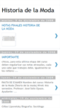Mobile Screenshot of cursohistoriadelamoda.blogspot.com