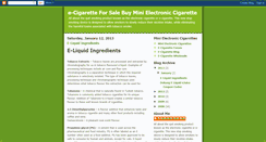 Desktop Screenshot of e-cigarette-blog.blogspot.com