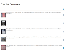 Tablet Screenshot of matageframingexamples.blogspot.com