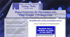 Desktop Screenshot of investigacioniupsmmerida.blogspot.com