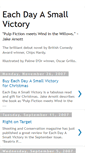 Mobile Screenshot of canofworms-eachdayasmallvictory.blogspot.com