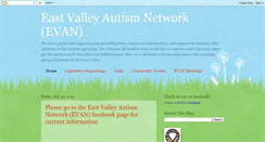 Desktop Screenshot of eastvalleyautismnetwork.blogspot.com