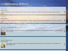 Tablet Screenshot of mat3m4ticos2010.blogspot.com
