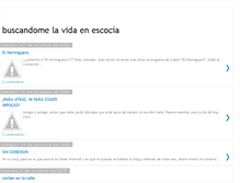 Tablet Screenshot of buscandomelavidaenescocia.blogspot.com