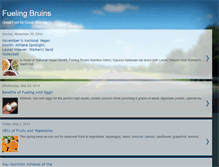 Tablet Screenshot of fuelingbruins.blogspot.com