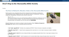 Desktop Screenshot of maranathabiblecult-12.blogspot.com