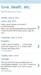 Mobile Screenshot of lovedeathetc.blogspot.com