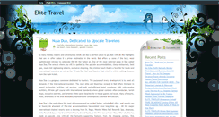 Desktop Screenshot of elite-travel-today.blogspot.com