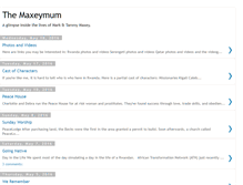 Tablet Screenshot of maxeymum.blogspot.com