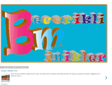 Tablet Screenshot of becerikliminikler.blogspot.com