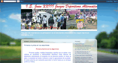 Desktop Screenshot of educacionfisicajxxiii.blogspot.com