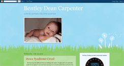 Desktop Screenshot of bentleydeancarpenter.blogspot.com