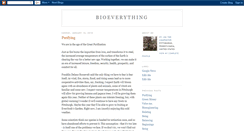 Desktop Screenshot of bioeverything.blogspot.com