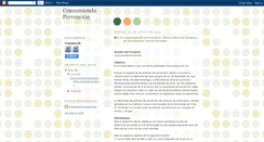 Desktop Screenshot of consumiendoprevencion.blogspot.com