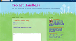 Desktop Screenshot of crochethandbags.blogspot.com