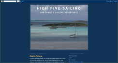 Desktop Screenshot of highfivesailing.blogspot.com