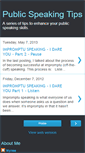 Mobile Screenshot of nyreespublicspeakingtips.blogspot.com