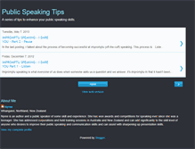 Tablet Screenshot of nyreespublicspeakingtips.blogspot.com