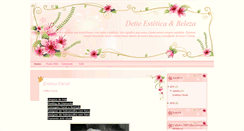 Desktop Screenshot of detteesteticaebeleza.blogspot.com