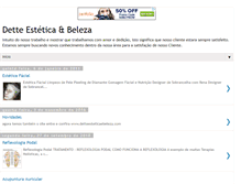 Tablet Screenshot of detteesteticaebeleza.blogspot.com