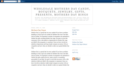 Desktop Screenshot of mothersdaydepot.blogspot.com