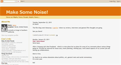 Desktop Screenshot of makesomenoise-zazou.blogspot.com
