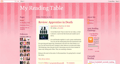 Desktop Screenshot of myreadingtable.blogspot.com