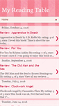 Mobile Screenshot of myreadingtable.blogspot.com