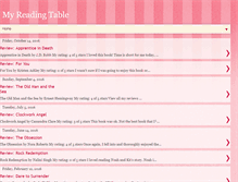 Tablet Screenshot of myreadingtable.blogspot.com