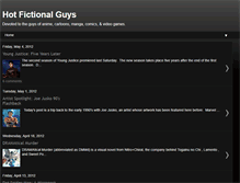 Tablet Screenshot of hotfictionalguys.blogspot.com