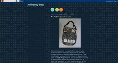 Desktop Screenshot of edhardy-bag.blogspot.com